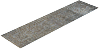 Fine Vibrance, One-of-a-Kind Hand-Knotted Runner Rug  - Gray, 2' 8" x 10' 4"