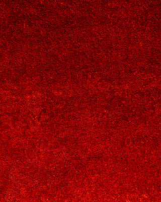 Overdyed Hand-Knotted Orange Runner 2' 6" x 4' 2"