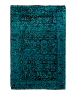 Modern Fine Vibrance Black Area Rug 5' 4" x 8' 0"