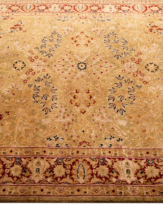 Contemporary Hand Knotted Overdyed Brown Area Rug 4' 3" x 5' 10"