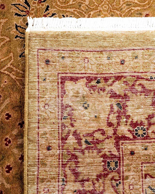Contemporary Hand Knotted Overdyed Brown Area Rug 4' 3" x 5' 10"