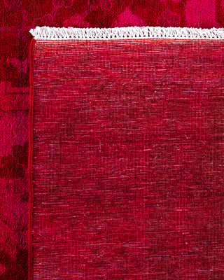 Overdyed Hand-Knotted Pink Area Rug 10' 2" x 13' 6"