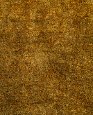 Overdyed Hand-Knotted Wool Modern-Contemporary Brown Area Rug 4' 0" x 6' 5"