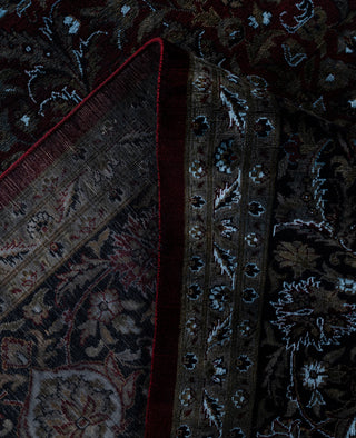 Overdyed One-of-a-Kind Wool Red Area Rug 11' 3" x 14' 10"