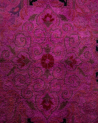 Contemporary Fine Vibrance Pink Wool Area Rug - 10' 3" x 13' 10"