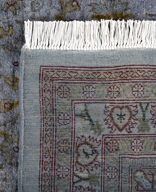 Contemporary Overdyed Wool Hand Knotted Gray Round Area Rug 9' 2" x 9' 5"