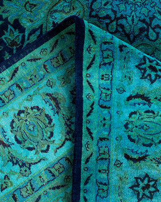 Fine Vibrance, One-of-a-Kind Hand-Knotted Area Rug  - Blue, 6' 2" x 9' 3"