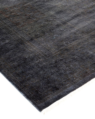 Contemporary Fine Vibrance Gray Wool Area Rug - 3' 1" x 5' 0"