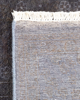 Contemporary Fine Vibrance Gray Wool Area Rug - 3' 1" x 5' 0"