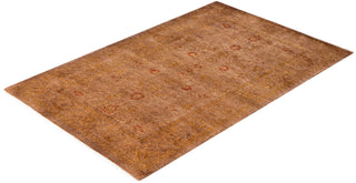 Fine Vibrance, One-of-a-Kind Hand-Knotted Area Rug  - Brown, 2' 9" x 4' 3"