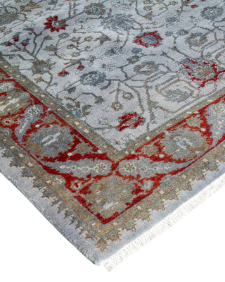 Contemporary Hand-Knotted Overdyed Gray Area Rug 2' 8" x 4' 5"