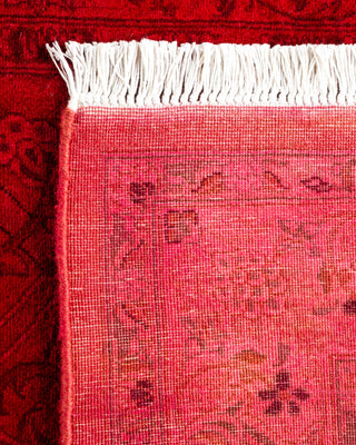Overdyed Hand-Knotted Red Runner 2' 7" x 9' 10"