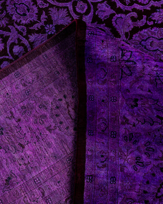 Fine Vibrance, One-of-a-Kind Hand-Knotted Area Rug  - Purple, 8' 1" x 10' 1"