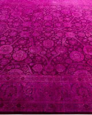 Fine Vibrance, One-of-a-Kind Hand-Knotted Area Rug  - Pink, 8' 1" x 10' 5"