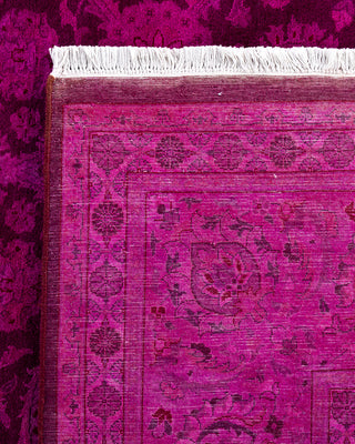 Fine Vibrance, One-of-a-Kind Hand-Knotted Area Rug  - Pink, 8' 1" x 10' 5"