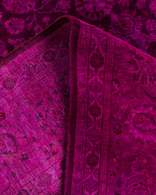 Fine Vibrance, One-of-a-Kind Hand-Knotted Area Rug  - Pink, 8' 1" x 10' 5"