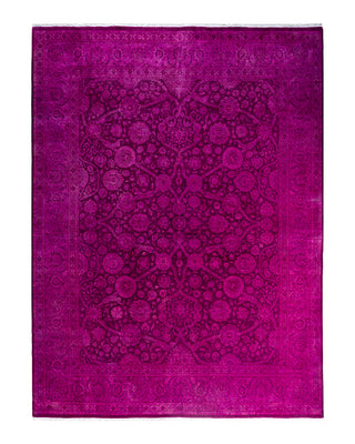 Fine Vibrance, One-of-a-Kind Hand-Knotted Area Rug  - Pink, 8' 1" x 10' 5"