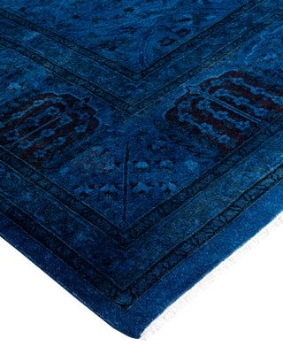 Fine Vibrance, One-of-a-Kind Hand-Knotted Area Rug  - Blue, 8' 2" x 10' 5"