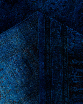 Fine Vibrance, One-of-a-Kind Hand-Knotted Area Rug  - Blue, 8' 2" x 10' 5"