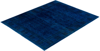 Fine Vibrance, One-of-a-Kind Hand-Knotted Area Rug  - Blue, 8' 2" x 10' 5"
