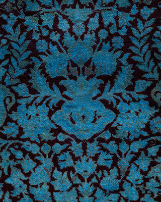 Fine Vibrance, One-of-a-Kind Hand-Knotted Runner Rug  - Blue, 2' 6" x 8' 3"