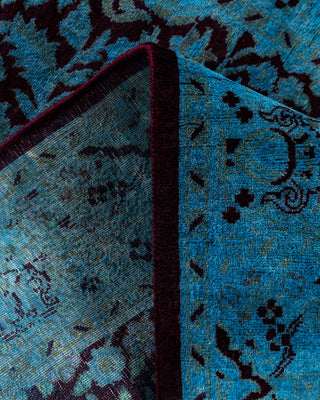 Fine Vibrance, One-of-a-Kind Hand-Knotted Runner Rug  - Blue, 2' 6" x 8' 3"