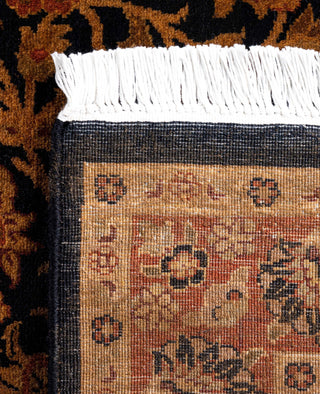 Fine Vibrance, One-of-a-Kind Hand-Knotted Area Rug  - Black, 2' 6" x 8' 2"