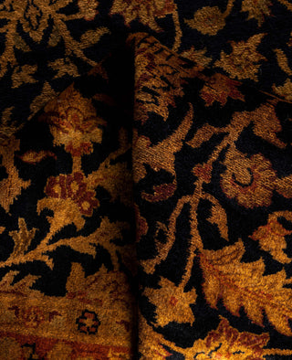 Fine Vibrance, One-of-a-Kind Hand-Knotted Area Rug  - Black, 2' 6" x 8' 2"