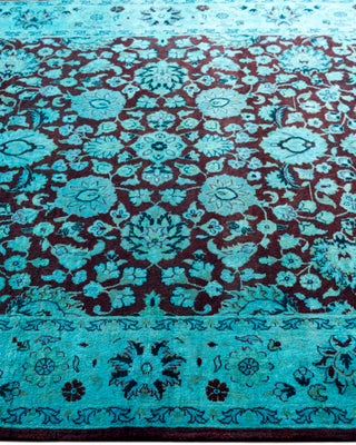 Fine Vibrance, One-of-a-Kind Hand-Knotted Area Rug  - Blue, 4' 2" x 6' 3"