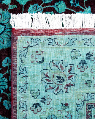 Fine Vibrance, One-of-a-Kind Hand-Knotted Area Rug  - Blue, 4' 2" x 6' 3"