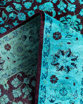 Fine Vibrance, One-of-a-Kind Hand-Knotted Area Rug  - Blue, 4' 2" x 6' 3"