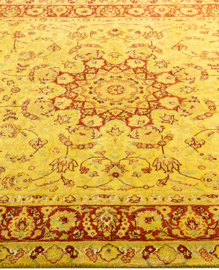 Fine Vibrance, One-of-a-Kind Hand-Knotted Area Rug  - Yellow, 4' 7" x 6' 9"