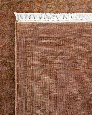 Contemporary Hand Knotted Overdyed Brown Area Rug 8' 2" x 10' 2"