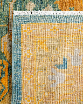 Arts & Crafts, One-of-a-Kind Hand-Knotted Area Rug  - Blue, 8' 1" x 9' 7"