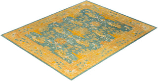 Arts & Crafts, One-of-a-Kind Hand-Knotted Area Rug  - Blue, 8' 1" x 9' 7"