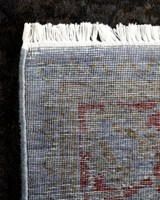Contemporary Fine Vibrance Gray Wool Runner - 2' 7" x 22' 10"
