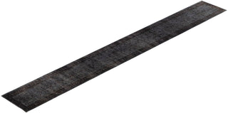 Contemporary Fine Vibrance Gray Wool Runner - 2' 7" x 22' 10"