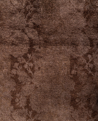 Overdyed One-of-a-Kind Wool Beige Square Area Rug 12' 1" x 12' 3"