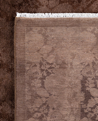 Overdyed One-of-a-Kind Wool Beige Square Area Rug 12' 1" x 12' 3"