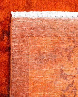 Fine Vibrance, One-of-a-Kind Hand-Knotted Area Rug  - Orange, 6' 1" x 6' 5"