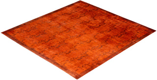 Fine Vibrance, One-of-a-Kind Hand-Knotted Area Rug  - Orange, 6' 1" x 6' 5"