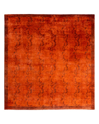 Fine Vibrance, One-of-a-Kind Hand-Knotted Area Rug  - Orange, 6' 1" x 6' 5"