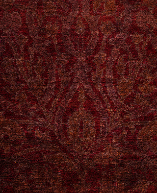 Overdyed Hand-Knotted Wool Modern-Contemporary Brown Area Rug 5' 1" x 7' 10"