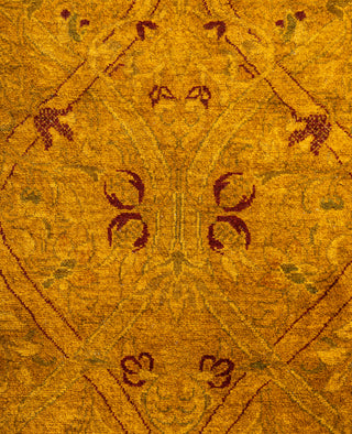 Fine Vibrance, One-of-a-Kind Hand-Knotted Area Rug  - Gold, 2' 8" x 12' 5"