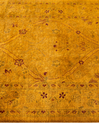 Fine Vibrance, One-of-a-Kind Hand-Knotted Area Rug  - Gold, 2' 8" x 12' 5"