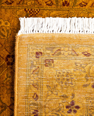 Fine Vibrance, One-of-a-Kind Hand-Knotted Area Rug  - Gold, 2' 8" x 12' 5"