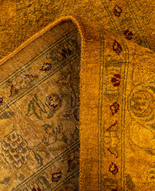 Fine Vibrance, One-of-a-Kind Hand-Knotted Area Rug  - Gold, 2' 8" x 12' 5"