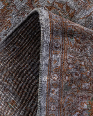 Contemporary Fine Vibrance Gray Wool Runner - 2' 6" x 12' 7"