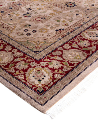 Overdyed Hand-Knotted Wool Modern-Contemporary Brown Area Rug 4' 8" x 7' 5"