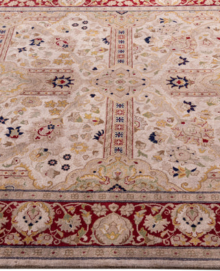 Overdyed Hand-Knotted Wool Modern-Contemporary Brown Area Rug 4' 8" x 7' 5"